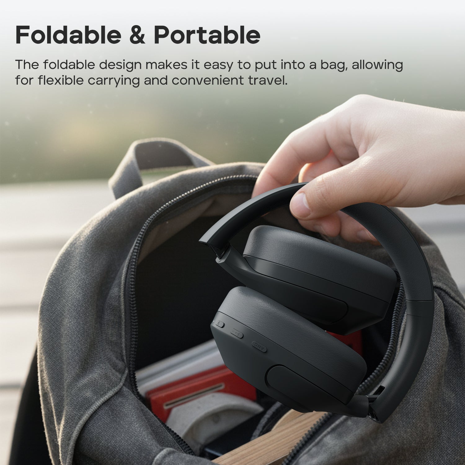 TRIBIT QuietPlus 81 Wireless Over-Ear Headphones