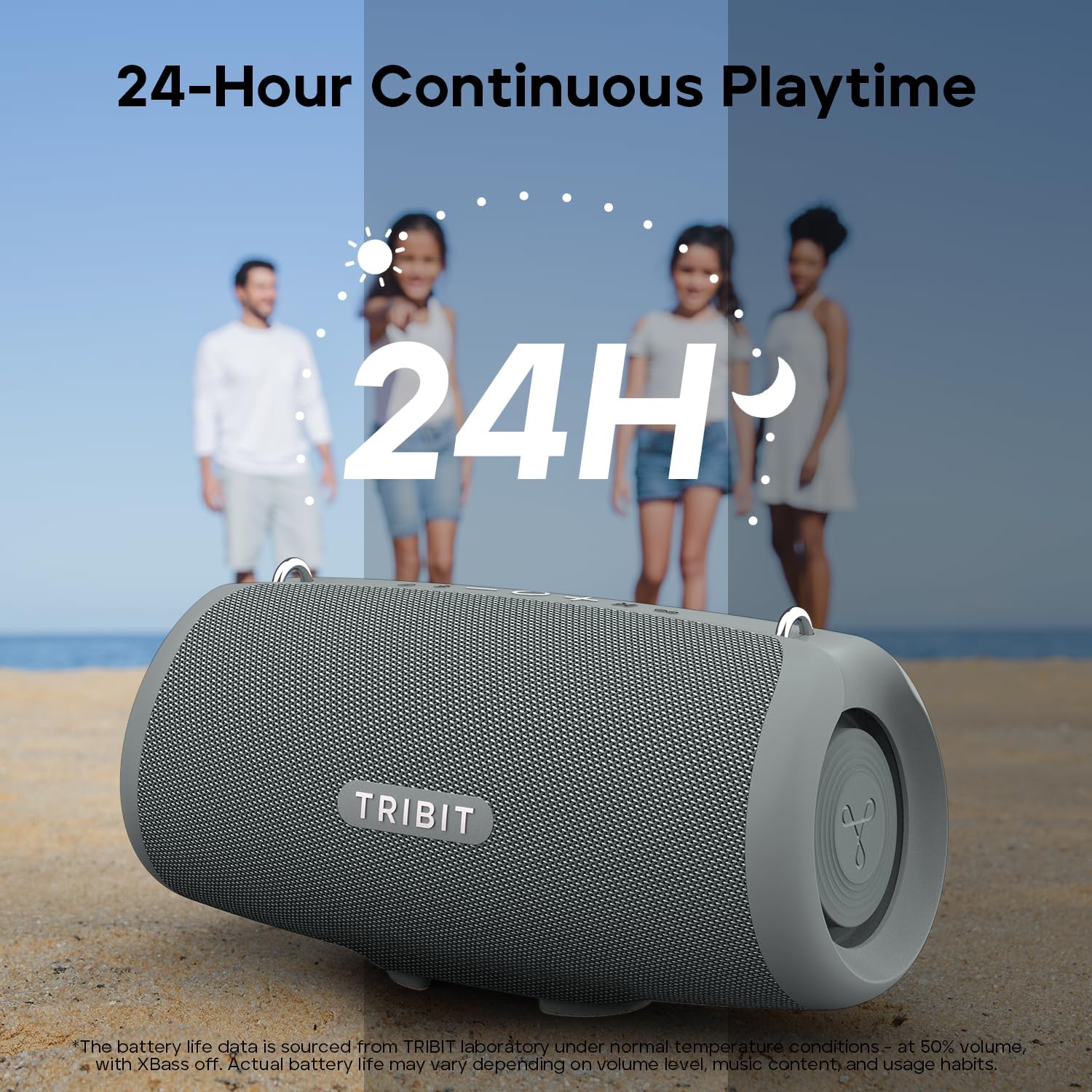 TRIBIT StormBox Lava Portable Bluetooth Speaker
